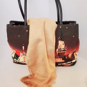 Canvas Tote Bag and Saro Lifestyle Scarf.